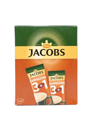 Кофе растворимый Jacobs Original 3 в 1, 24 пакетика, в Узбекистане