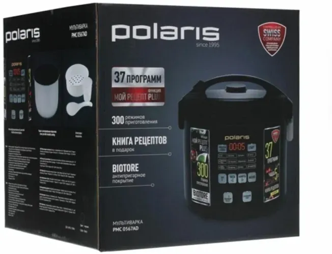 Мультиварка Polaris PMC 0567AD, Черный, sotib olish