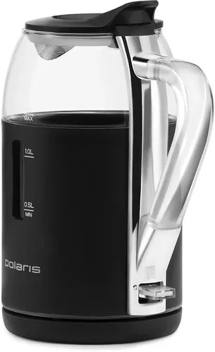 Электрочайник Polaris PWK 1563CGL Water Way Pro, 1.5 л, Графитовый