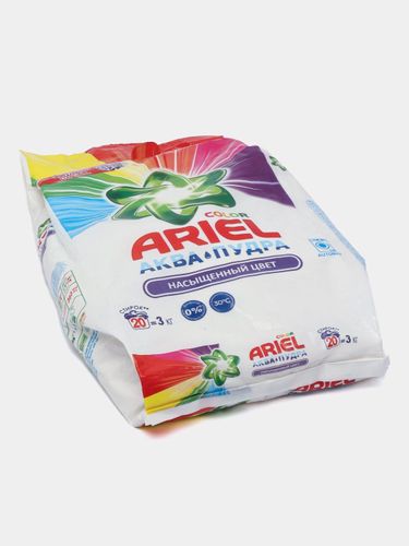 Стиральный порошок Аквапудра Ariel Color, 3 кг, в Узбекистане