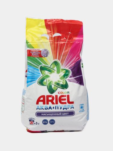 Стиральный порошок Аквапудра Ariel Color, 3 кг