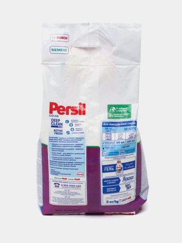 Стиральный порошок Persil Color свежесть Vernel, 3 кг, купить недорого