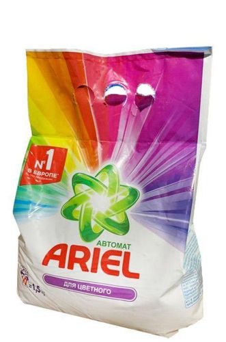 Kir yuvish kukuni Ariel avtomat rangli kirlar uchun, 1,5 kg