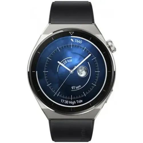 Huawei Watch GT 3 Pro Titanium smart soati, Kumush-qora, + Freebuds SE quloqchinlari, 46 mm, в Узбекистане