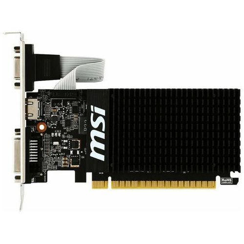 Videokarta MSI GeForce GT710 1GB DDR3 64bit, Черный