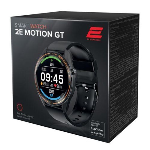 Смарт-часы 2E Motion GT 46 mm, Черный, купить недорого