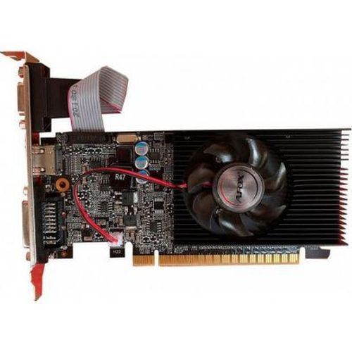 Videokarta  AFOX GeForce GT610 2GB DDR3 64Bit, qora, купить недорого