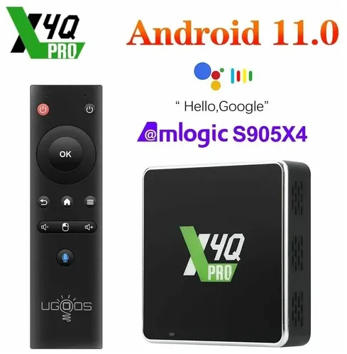 Smart TV pristavka Ugoos X4Q Pro, 4/32 GB, qora, купить недорого