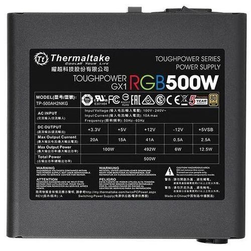 Блок питания Thermaltake Toughpower GX1 /500W, Черный, фото № 4