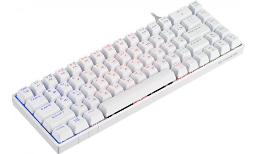 Клавиатура игровая 2E Gaming KG370, Белый, купить недорого