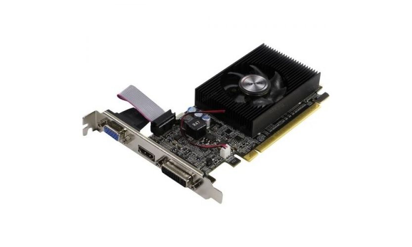 Видеокарта AFOX GeForce GT610 1GB DDR3 64Bit, Черный, купить недорого