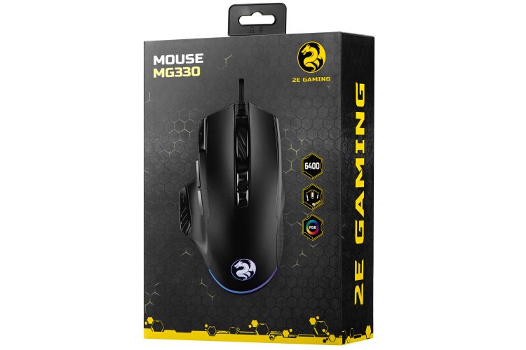 O'yin uchun sichqoncha 2E Gaming MG330, Qora, в Узбекистане