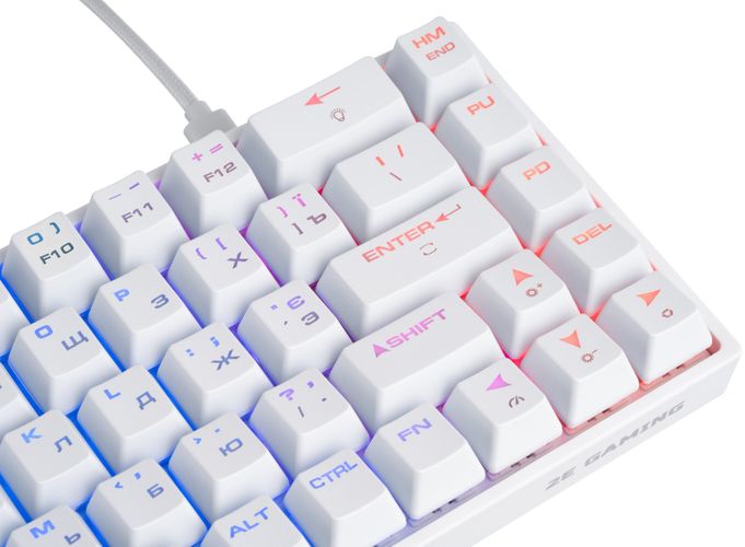 Клавиатуры беспроводные 2E Gaming Keyboard KG380, Белый, в Узбекистане