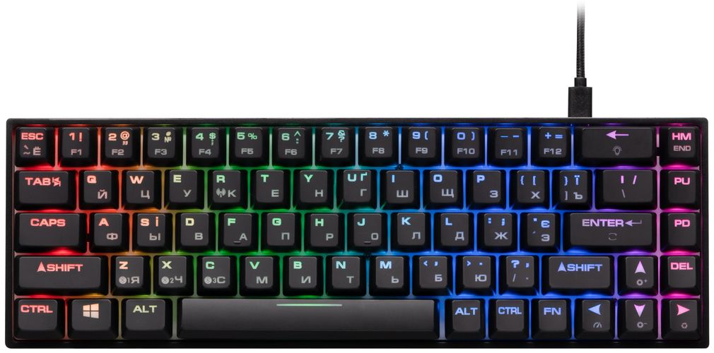 Клавиатура игровая беспроводные 2E Gaming KG380UBK-BR, Черный, купить недорого