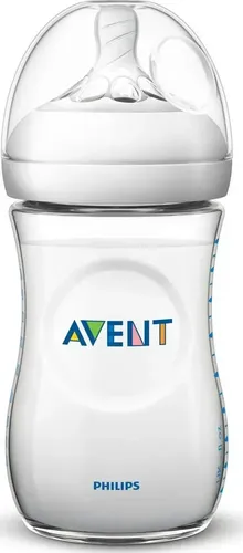 Philips AVENT SCF033/17 Baby Bottle Natural+, 1 m+, 260 ml, Plastic - 1 pcs, в Узбекистане