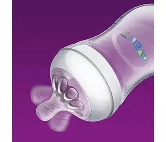 Philips AVENT SCF030/17 Baby Bottle Natural+, 0-12 m, 125 ml, Plastic - 1 pcs, в Узбекистане