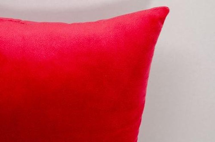 Декоративная подушка Yastex бархатная для офиса, дома и автомобиля Ya110, 40х40 см, Розовый, купить недорого