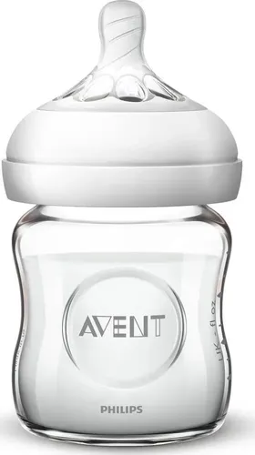 Philips AVENT SCF051/17 Baby Bottle Natural, 0m+, 120 ml, Glass - 1 pcs, купить недорого