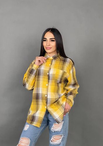 Рубашка женская Azaly 602, Желтый