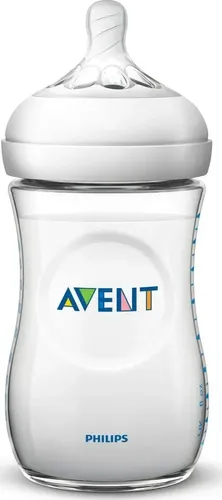 Philips AVENT SCF033/17 Baby Bottle Natural+, 1 m+, 260 ml, Plastic - 1 pcs