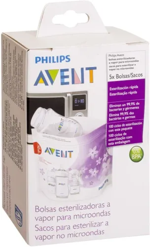 Philips AVENT SCF297/05 Microwave Steam Steriliser Bags, 5 pcs, в Узбекистане