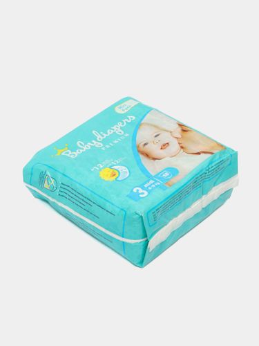 Подгузнкики Baby Diapers №3 (4-9 кг), 18шт, в Узбекистане