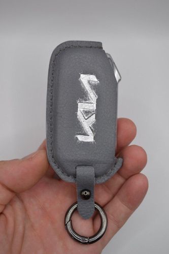 Чехол для смарт-ключей "Kia" с логотипом, Серый