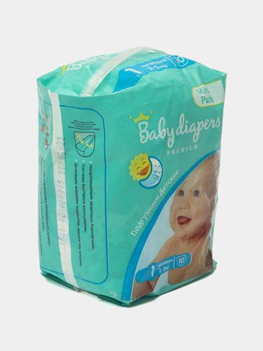 Подгузники Baby diapers №1 (2-5 кг), 10 шт, в Узбекистане