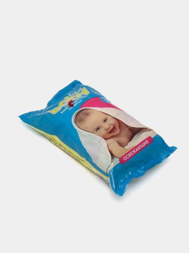 Влажные салфетки для детей Active Baby, 15 шт, купить недорого