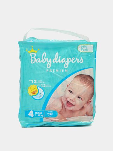 Подгузники Baby Diapers №4 (7-18 кг), 16 шт