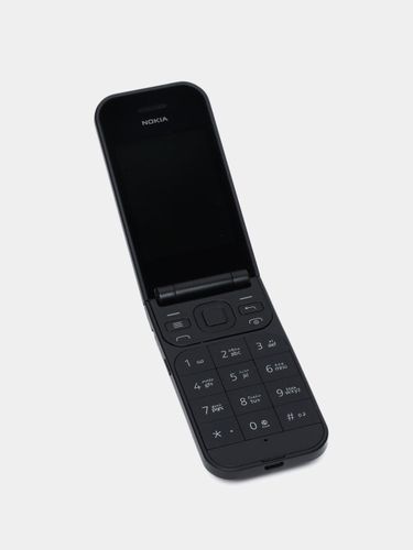 Tugmali telefon Nokia 2720 Flip, Qora, 512 MB/4 GB, купить недорого