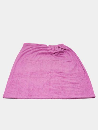 Женское банное полотенце и полотенце для волос Ellos EL-158, 40х28 см, Фуксия, фото