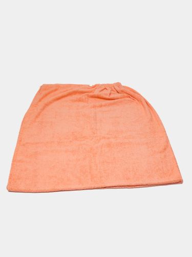 Женское банное полотенце и полотенце для волос Ellos EL-158, 40х28 см, Оранжевый, фото
