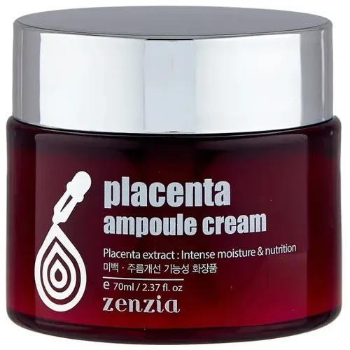 Plasenta bilan yuz uchun kun kremi Zenzia Placenta Ampule, 70 ml