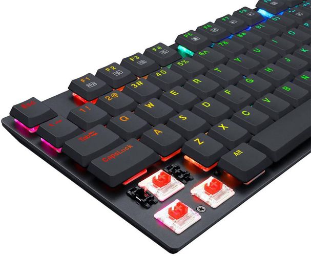 Simli o`yin klaviaturasi Redragon Apas, qora, купить недорого