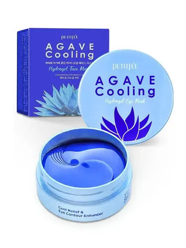 Охлаждающие гидрогелевые патчи с экстрактом агавы Petitfee Agave Cooling Hydrogel Eye Mask, 60 шт