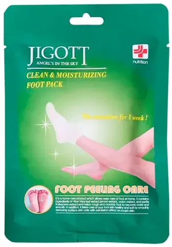 Отшелушивающие пилинг-носочки для ног Jigott Foot Peeling Care, 30 мл