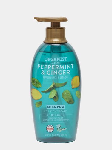 Шампунь охлаждающий против перхоти ES Organic Pepermint Cooling Shampoo, 500 мл