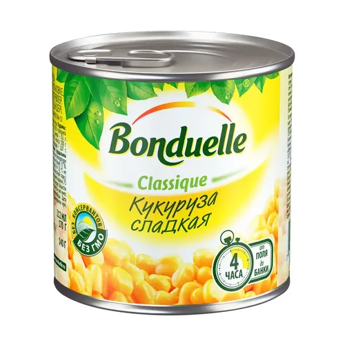 Bonduelle shirin makkajo'xori, 170 g