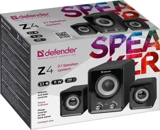 Компьютерная акустика Defender Z4, Черный, купить недорого