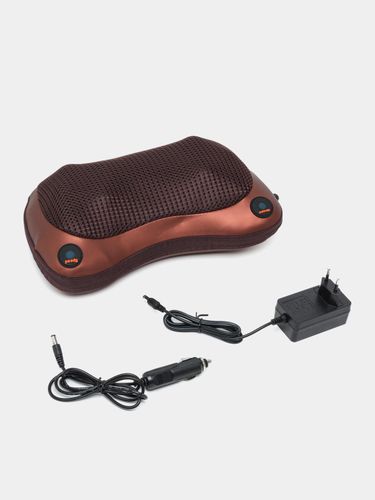 Подушка массажер Electric Massage Pillow, Коричневый, купить недорого