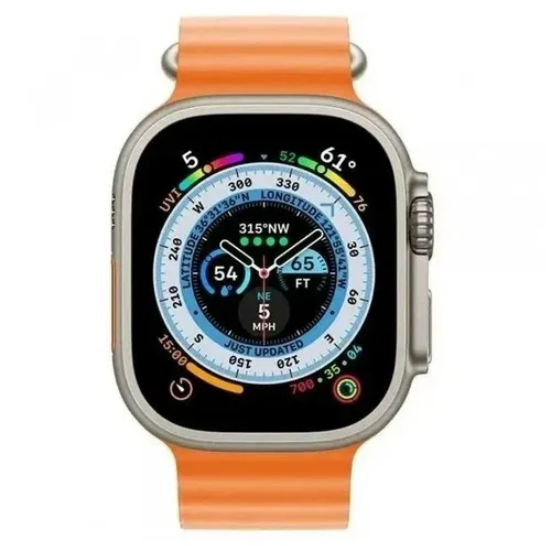 Смарт часы HW 8 Ultra Max, Оранжевый, купить недорого