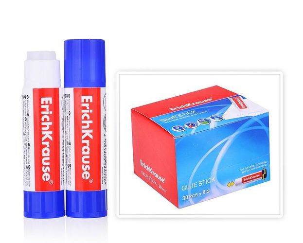 Клей-карандаш Erichkrause Extra, 8 гр, 30 шт