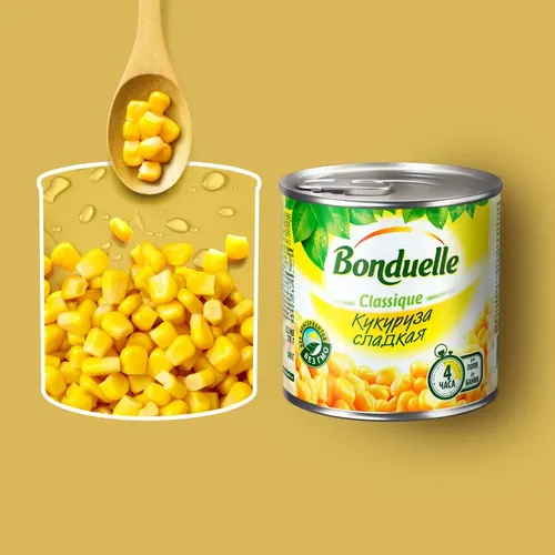 Кукуруза сладкая Bonduelle, 170 г, в Узбекистане