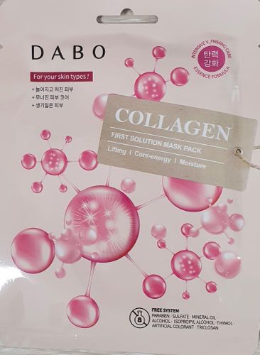 Yuz uchun niqob Dabo First solution Collagen