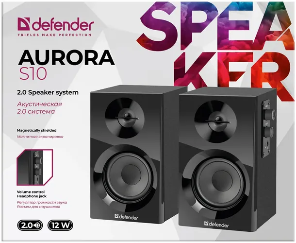 Компьютерная акустика Defender AURORA S10, Черный, купить недорого