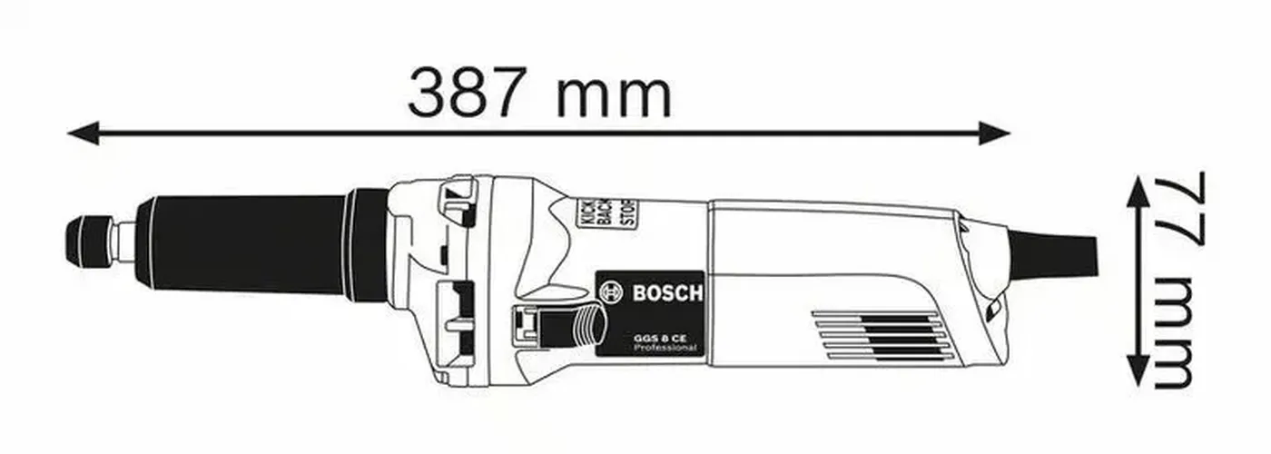 Прямая шлифмашина Bosch GGS 8 CE, в Узбекистане