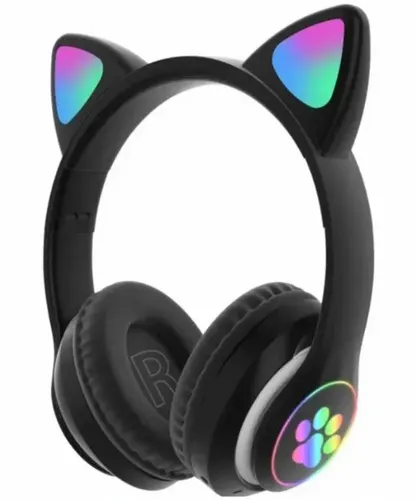 Беспроводные детские наушники Cat Ear, Черный