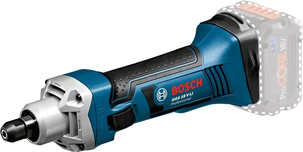 Аккумуляторная прямая шлифмашина Bosch GGS 18V-Li