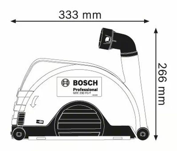 Насадка для пылеудаления Bosch GDE 230 FC-T Dust